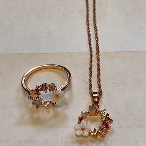 Necklace 18” and Ring sz7 Set